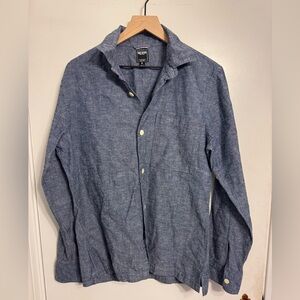 Todd Snyder Blue Button-Up Shirt